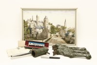 Lot 136 - A 19th century watercolour of a town scene