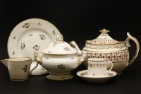 Lot 266 - A collection of mixed English tea wares: Derby