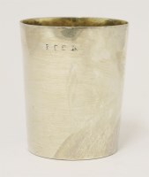 Lot 562 - A Georgian silver beaker
