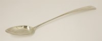 Lot 513 - A Scottish silver basting spoon