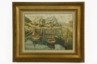 Lot 423 - Donald Greig (1916-2009) 
BOATS IN A HARBOUR 
signed l.r.