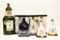 Lot 243 - Two boxes of thirteen bottles and decanters of whisky