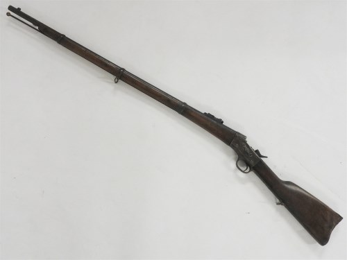 Lot 255 - A Remington rolling black rifle