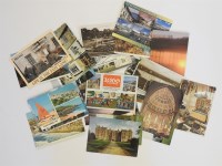 Lot 244 - Postcards: a box and three metal drawers of British topographical postcards in counties