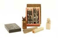 Lot 54 - A cased set of four Chinese ink sticks