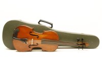 Lot 324 - An early 20th century Continental violin
