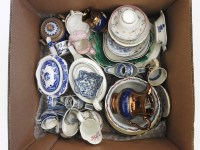 Lot 229 - A collection of mixed Continental and British printed pottery