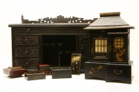 Lot 185 - Two Oriental jewellery cabinets