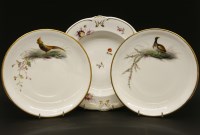 Lot 170 - A pair of Minton porcelain plates