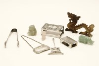 Lot 73 - A small assortment of silver
