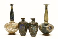 Lot 113 - Two Royal Doulton stoneware vases