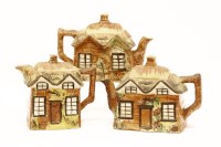 Lot 237 - A collection for ceramic cottage ware teapots
