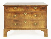 Lot 460 - A walnut chest of drawers