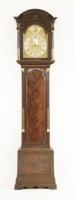 Lot 421 - A George III mahogany eight-day longcase clock