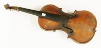 Lot 181 - A violin