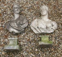 Lot 143 - Two marble busts