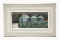 Lot 421 - Liam Hanley
'GREEN SILOS'
Oil on canvas
Signed lower right
16 x 34 cm
