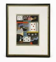 Lot 428 - Liam Hanley
Steam ship and playing cards
Gouache
Signed lower right
20 x 14 cm