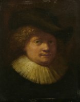 Lot 342 - Manner of Rembrandt
PORTRAIT OF A GENTLEMAN