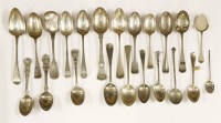 Lot 39 - A group of miscellaneous spoons