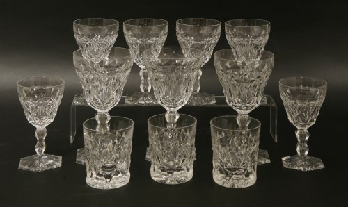 Lot 75 - A suite of Val St Lambert glassware