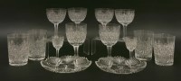 Lot 76 - A suite of Webb glassware