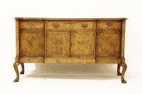 Lot 1802 - A Queen Anne design walnut sideboard