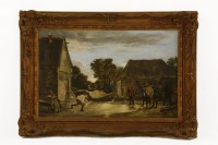 Lot 1574 - Manner of David Teniers
A GAME OF SKITTLES
Oil on panel
38.5 x 60cm
