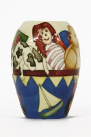 Lot 1187 - A modern Moorcroft 'Rag Doll Anna' vase