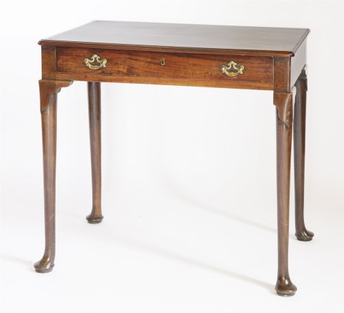 Lot 129 - A mahogany side table