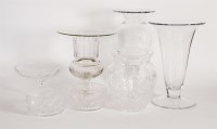 Lot 99 - A pair of cut-glass cylindrical bowls
