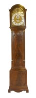 Lot 45 - A George III mahogany longcase clock