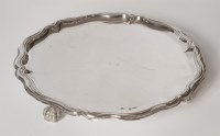 Lot 214 - A Spanish silver salver