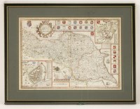 Lot 1509 - John Speede
THE NORTH AND EAST RIDINS OF YORKSHIRE
Hand coloured map