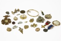 Lot 1106 - A collection of jewellery to include two rolled gold picture lockets