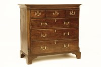 Lot 1624 - A George III chest of drawers