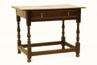 Lot 1669 - An oak side table