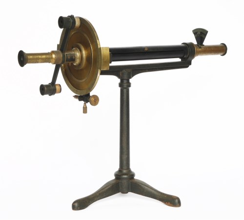 Lot 28 - A brass polarimeter