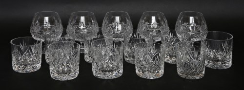 Lot 39 - Five modern brandy glasses