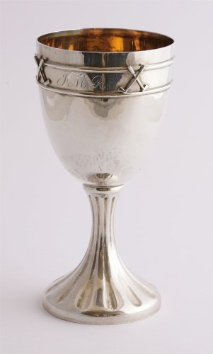 Lot 243 - A modern silver goblet