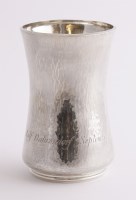 Lot 246 - A modern silver goblet