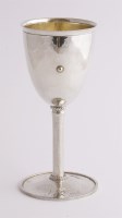 Lot 249 - A modern silver goblet