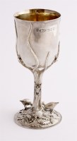 Lot 252 - A modern silver goblet
