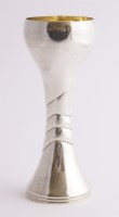 Lot 256 - A modern silver goblet