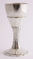 Lot 261 - A modern silver goblet