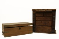 Lot 1268 - A Victorian mahogany miniature chest of drawers