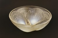Lot 59 - A Lalique 'Coquilles' opalescent glass bowl