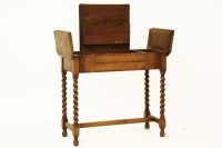 Lot 1812 - A 'Britisher' oak desk