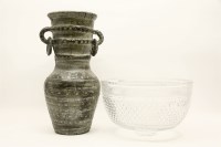 Lot 1269 - A large early 19thC Irish cut glass bowl