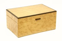 Lot 1243 - A modern maple and oak box